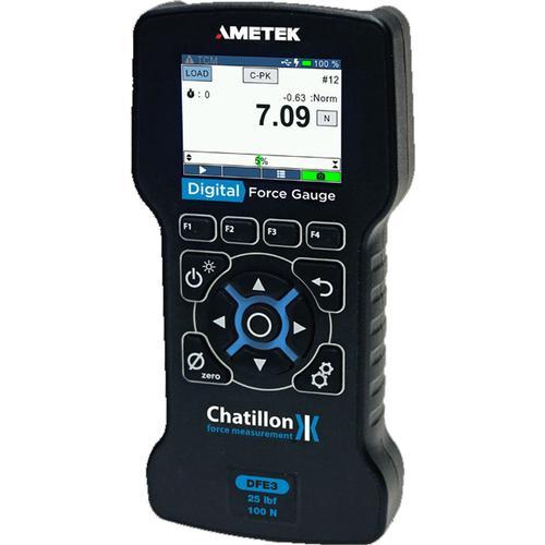 Chatillon DFE3-002 Series Digital Force Gauge with USB Cable : ±0.2% FS : 2 x 0.0001 lbf : 1 x 0.0001 kgf, 10.000x 0.001N, 32 x 0.001oz, 1000 x 0.1 gf, # 10- 32M