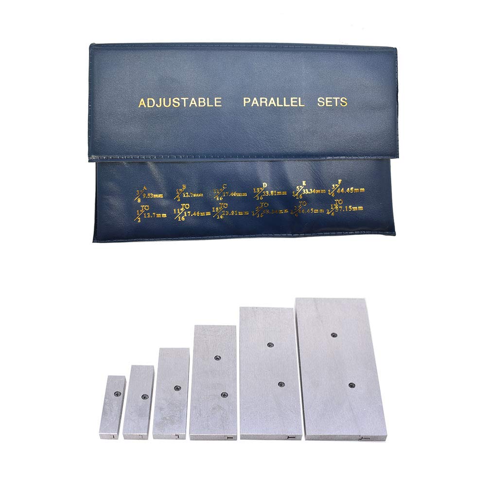 MHC 637-7508 Adjustable Parallels Description : Set of 6 Adjustable Parallels