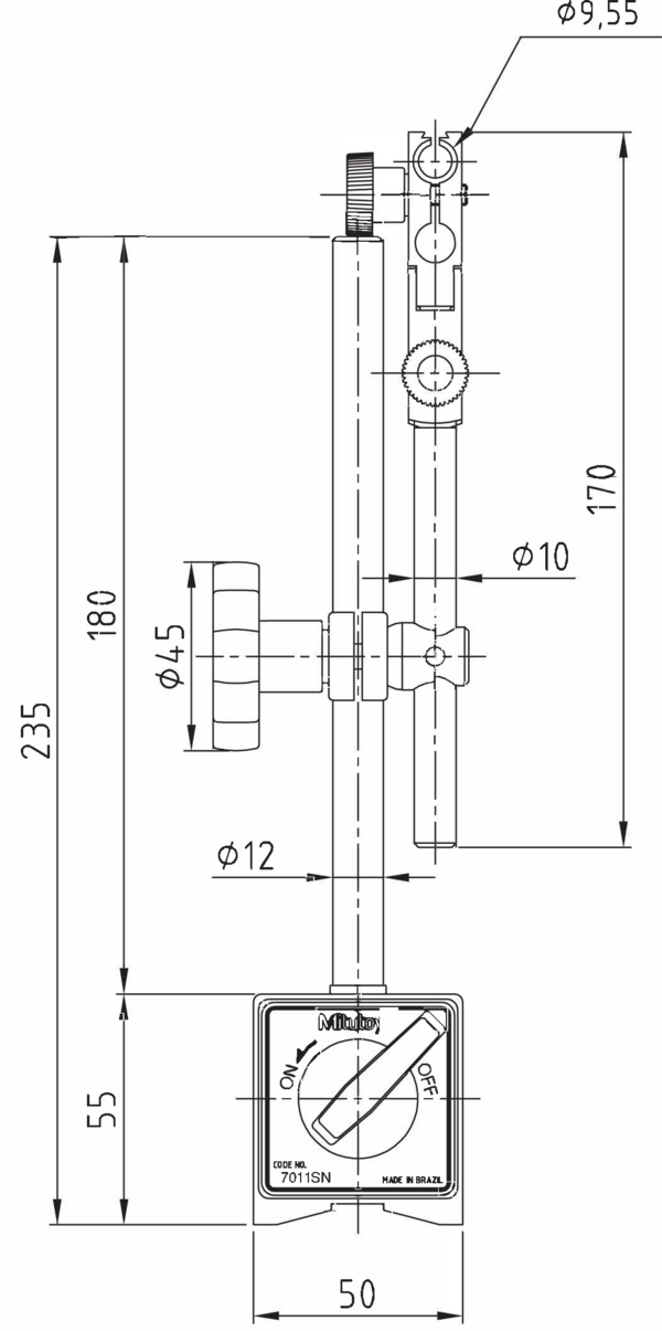 Magnetic Stand with Fine Adjustment 7015-10