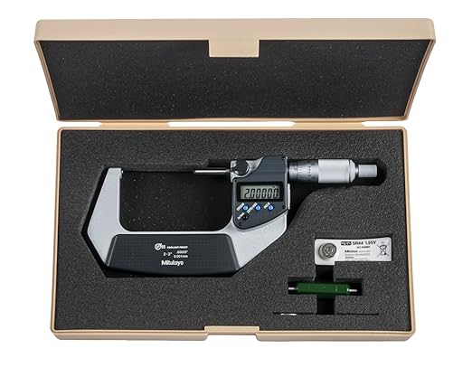 Digital Tube Micrometer, Spherical Anvil Inch/Metric,50-75mm/ 2-3", IP65 395-353-30