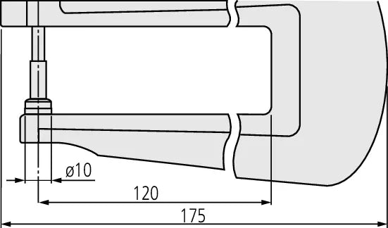 Dial Indicator Thickness Gauge, Standard, 0-0.05" 7326A