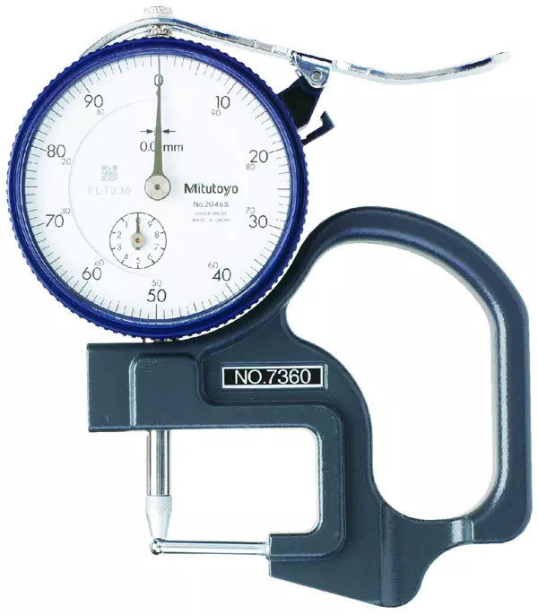 Dial Indicator  Tube Thickness Gauge, 0-10mm 7360A