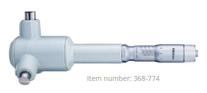 3-Point Internal Micrometer Holtest 100-125mm 368-774