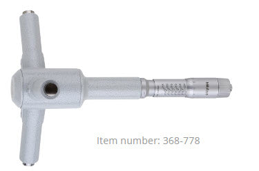 3-Point Internal Micrometer Holtest 200-225mm 368-778