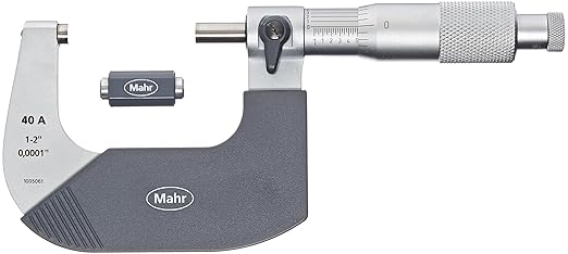 Mahr Mechanical Micrometers 4134902 Range 2-3'' Graduation .0001'' Accuracy .0002''