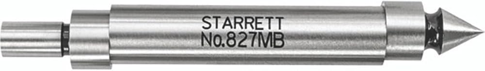 STARRETT 827MB FINDER, EDGE, SINGLE END, 10mm Body diameter, Contact diameter: 6mm Pointed