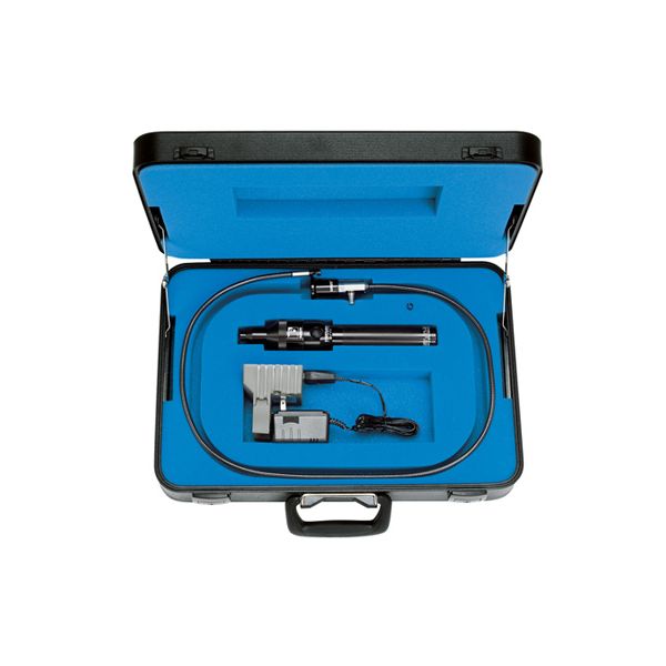 Gradient Lens PFB1-NVK Hawkeye Pro Flexible Description : Hawkeye Pro Flexible Borescope Kit Outside diameter : 0.200"/5mm Length : 31.5"/0.8mm Articulation : 2 way DOV : 0 degrees FOV : 45 degrees Fibres : 18 000 Sheath : Stainless Steel