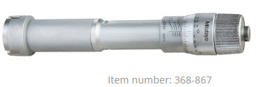 3-Point Internal Micrometer Holtest 1-1,2", 0,0002", Economy Type 368-867