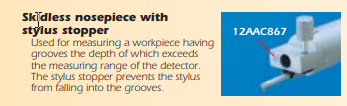 Nosepiece w.stylus limit 12AAC867