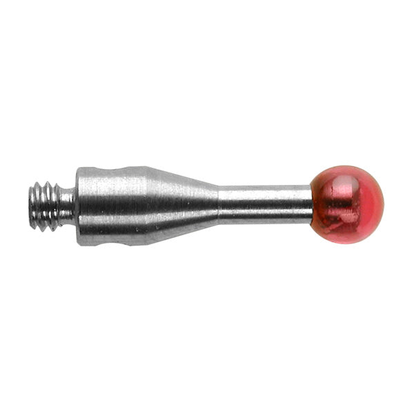 M2 Ø3 mm ruby ball, stainless steel stem, L 10 mm, EWL 7 mm A-5000-3604