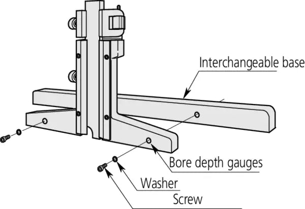 Vernier Depth Gauge Hook Type 0-200mm, 0,05mm 527-402