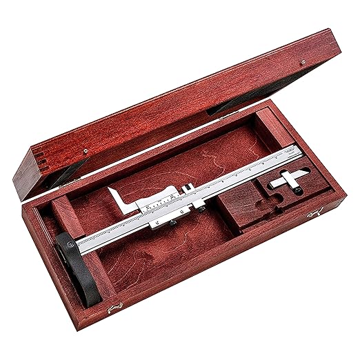 255 Series Vernier Height Gauge with Case, 0-12" Range, 0.001" Graduation, 4-7/16" x 2-9/32" Base Dimension