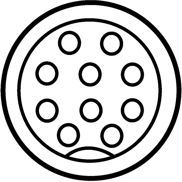 Digimatic Cable, Round 10-Pin Type 937386