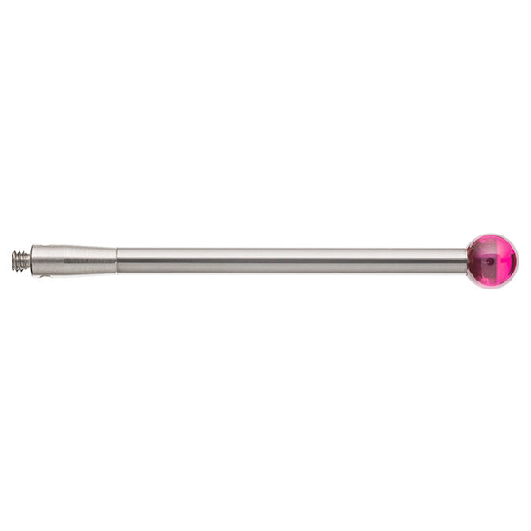 M2 Ø5 mm ruby ball, tungsten carbide stem, L 40.25 mm, EWL 40.25 mm A-5003-0048