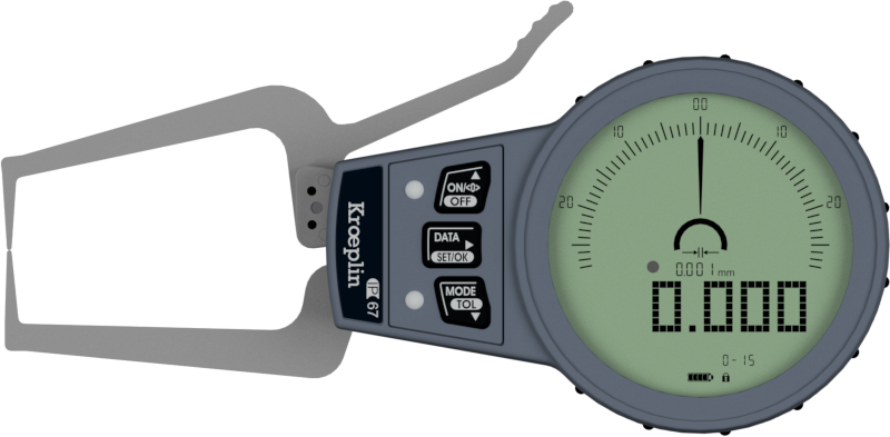 External Digital groove Caliper Gauge C015S range 0-15mm