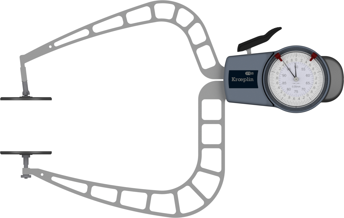 Digital External Caliper Gauge 50-100mm, 0.05mm D4100T