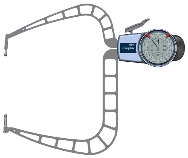 Digital External Caliper Gauge 100-150mm, 0.05mm D4150