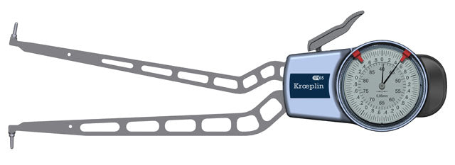 Kroeplin Metric Internal Caliper Gauge 40-90mm, 0.05mm, H440