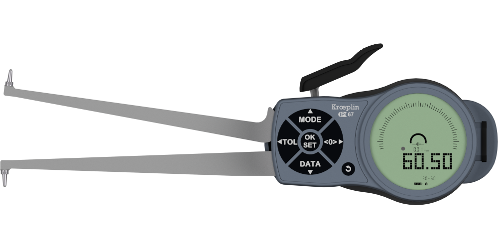 Digital Internal Caliper Gauge 30-60mm, 0.001mm L330