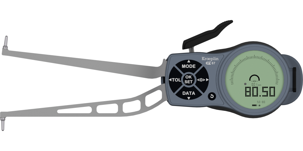 Mitutoyo Internal Digital Caliper Gauge L350, 50-80mm/2-3.2"