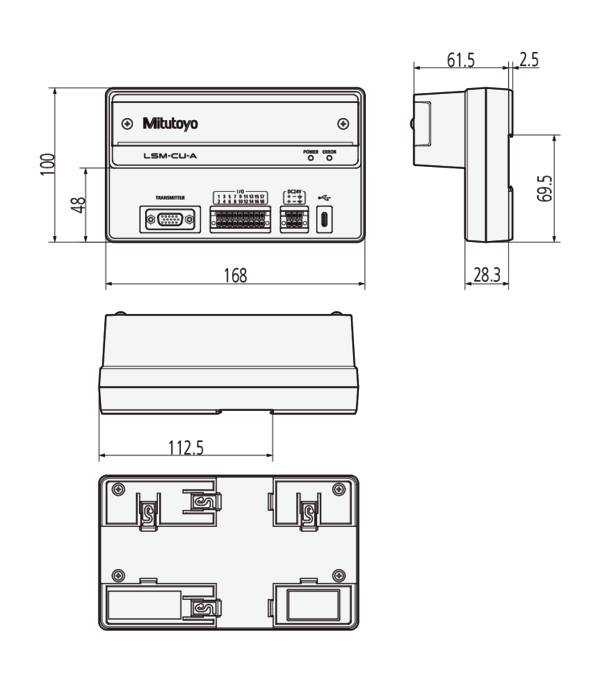 Mitutoyo LSM-CU-A (mm/inch switchable) Laser Scan Micrometer Controller Unit (mm/inch switchable) Item number: 544-121