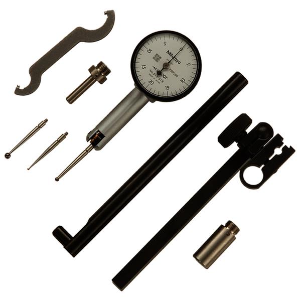 Dial Test Indicator, Pocket Type 0.04", 0.001", D=9.52mm Stem 513-518T