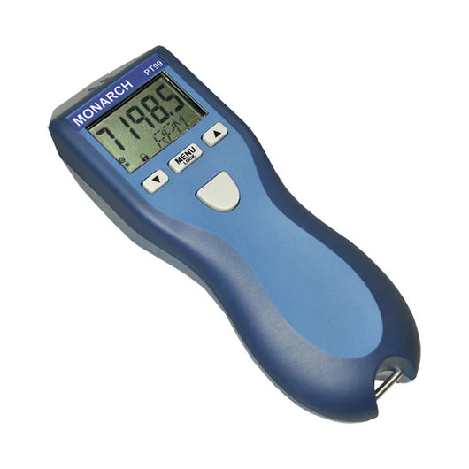 Monarch 6109-010 PT99 Tachometer Description : PT-99 Pocket Tach 99 basic non-contact optical tachometer with 12" of T-5 Reflective Tape