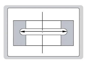 1121-1501 - Electronic Inside Caliper W/ P In tips measuring depth 60 mm/2.4" Tips Dia 2 mm/0.08" Range 35-150 mm/1.4-6"