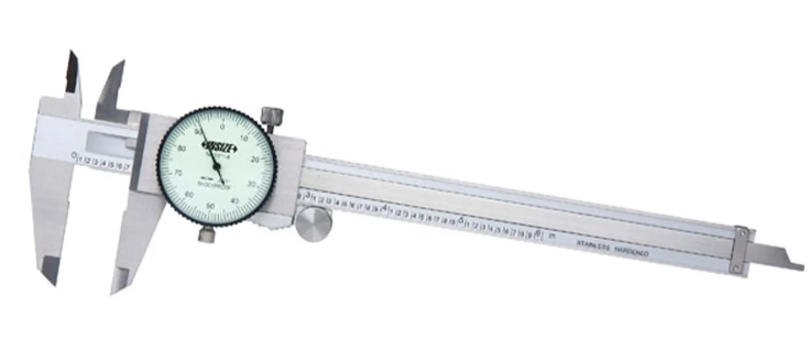 Insize Dial Caliper, 0-6" Graduation .001" 1311-6