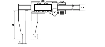 Inspec  0-1000mm/0-40" Heavy Duty Digital Caliper 111-507