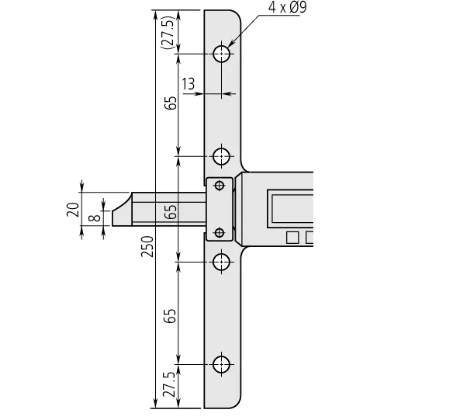 Digital ABS Depth Caliper 0-600mm