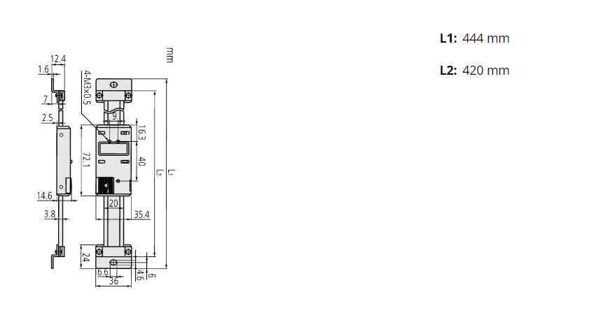 ABS Digimatic Scale Unit 300 mm 572-303-10