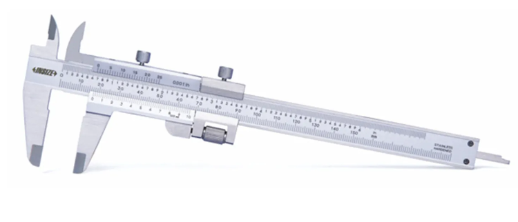 Insize 1233-180 vernier caliper range 0-180mm/0-7" graduation 0.02mm/0.001" Fine Adjustment