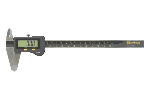 S_CAL Digital Calipers 0-200mm IP67 (Square Depth Rod) 30-810-1522