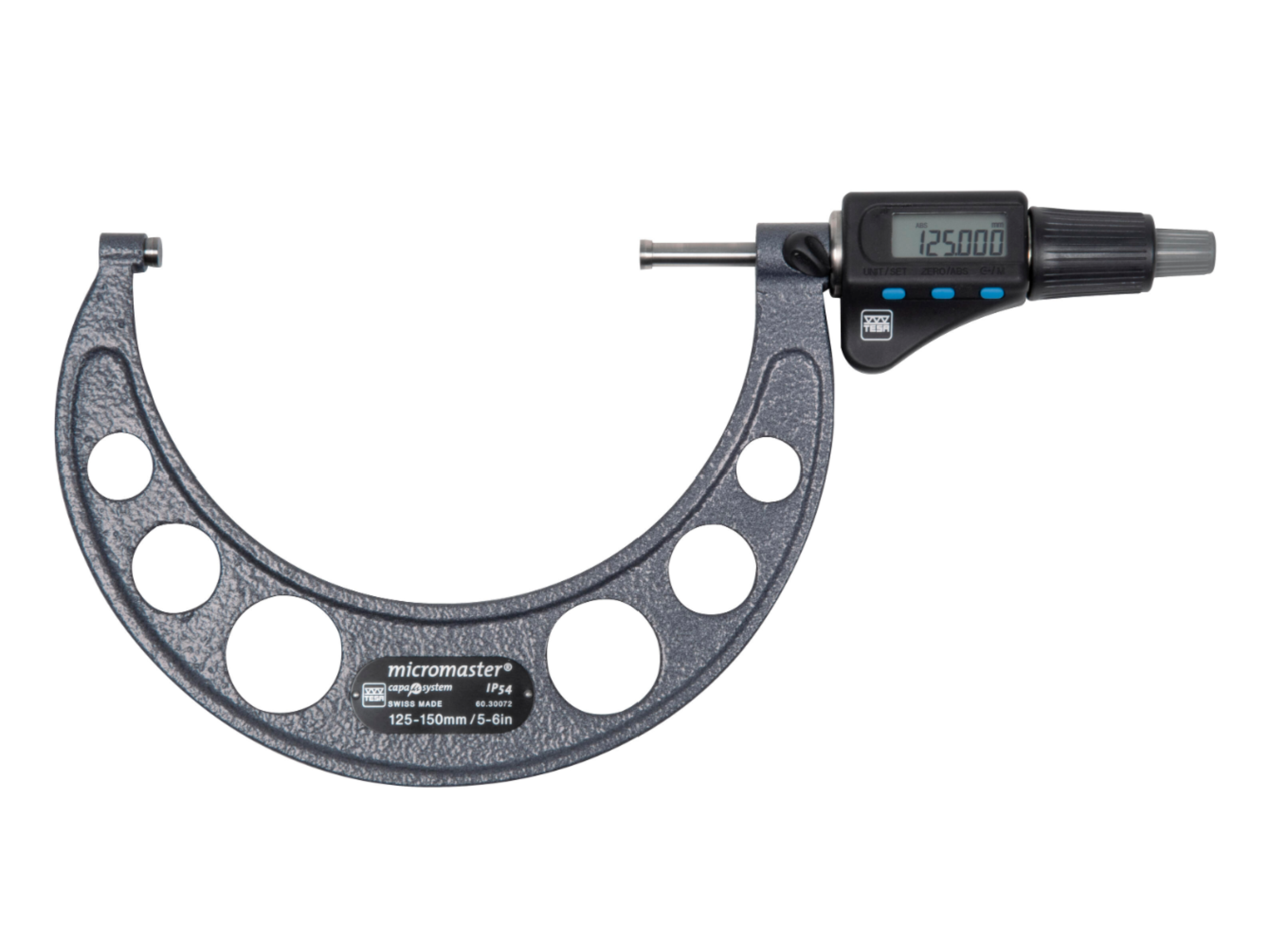 Tesa Digital Micromaster Micrometer RS232 Output 125-150mm 06030072