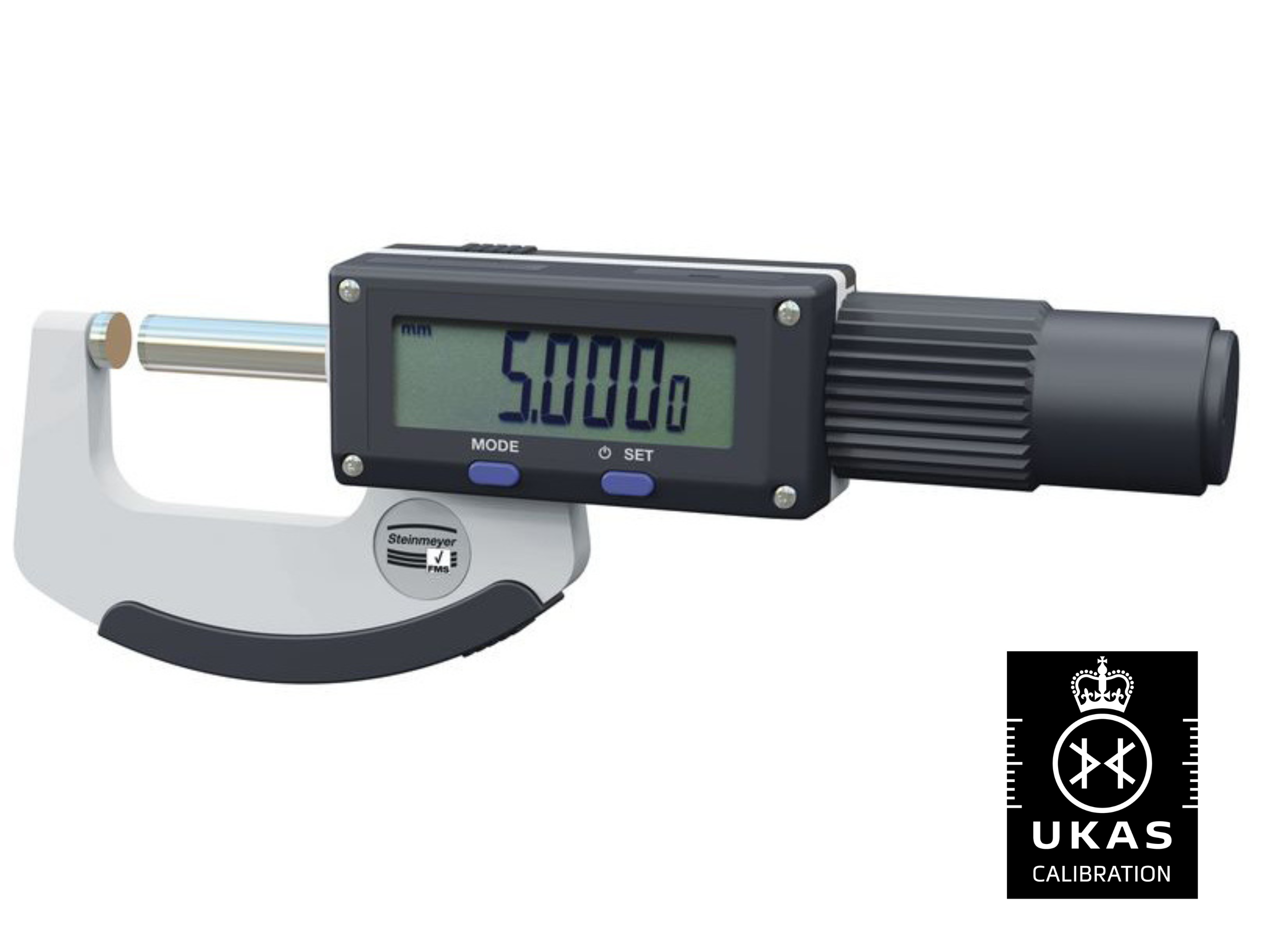 Digital micrometer with non-rotating spindle 0-30mm