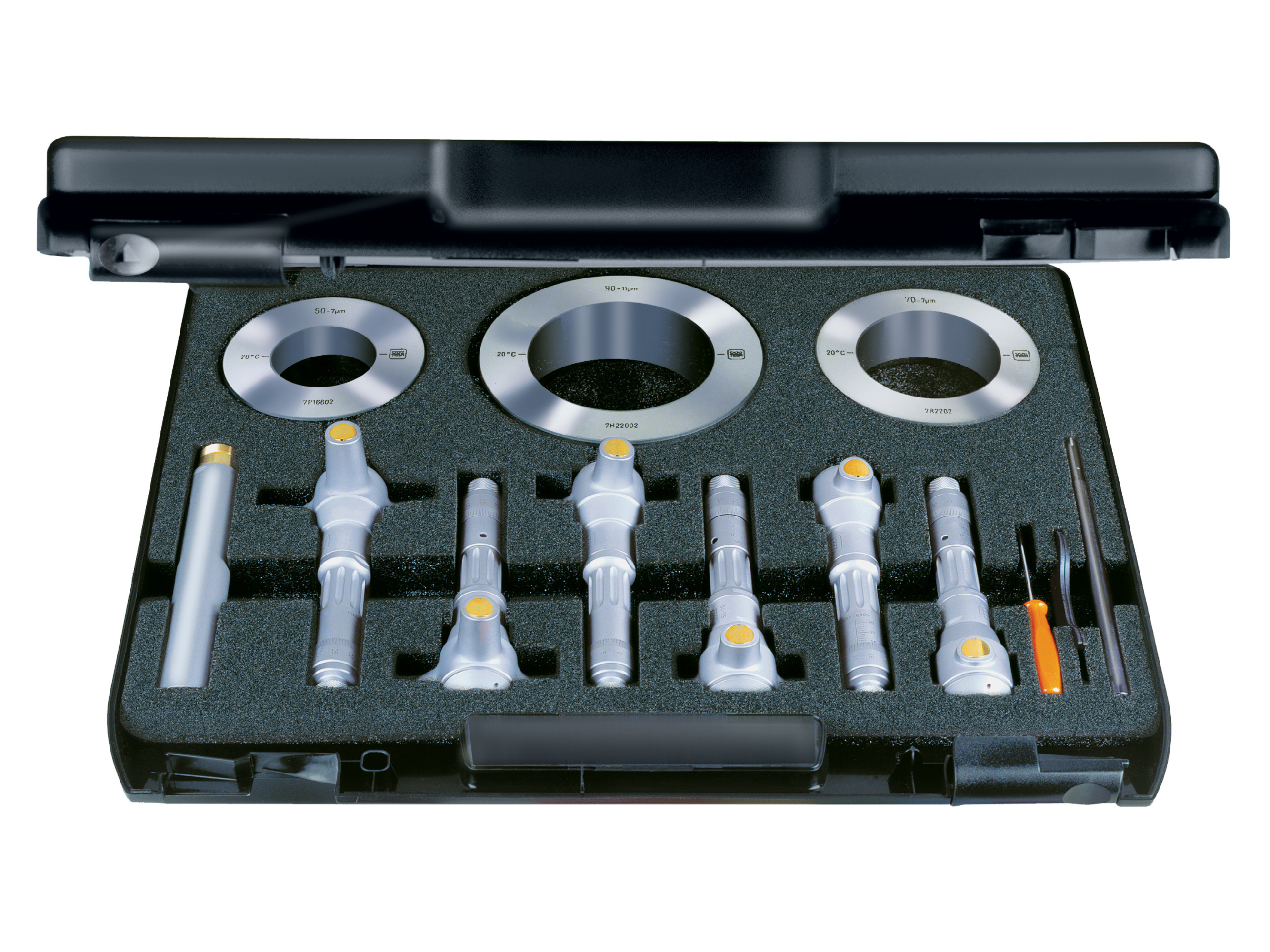 Tesa Analogue internal micrometers - Complete Set - Imperial
