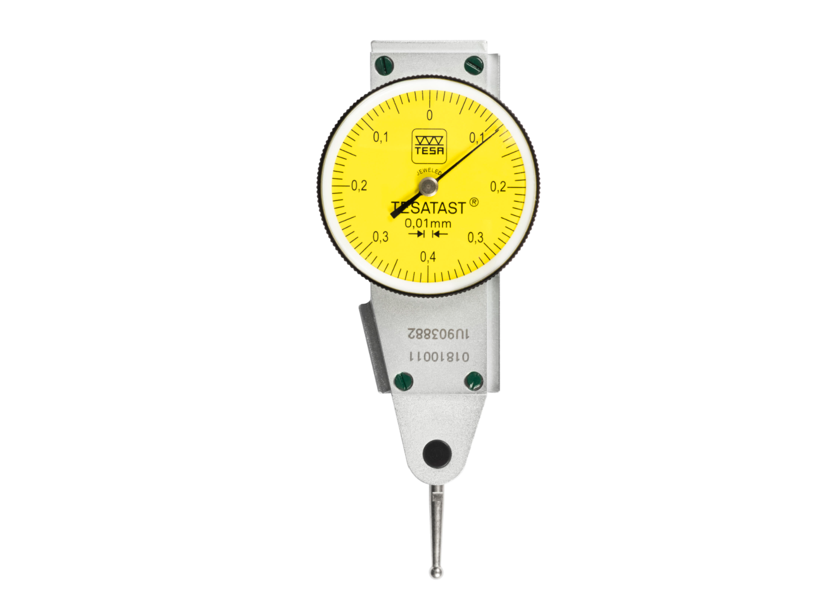 Lever-Type Dial Indicator Lateral 0.8mm 0.01mm Ø28mm