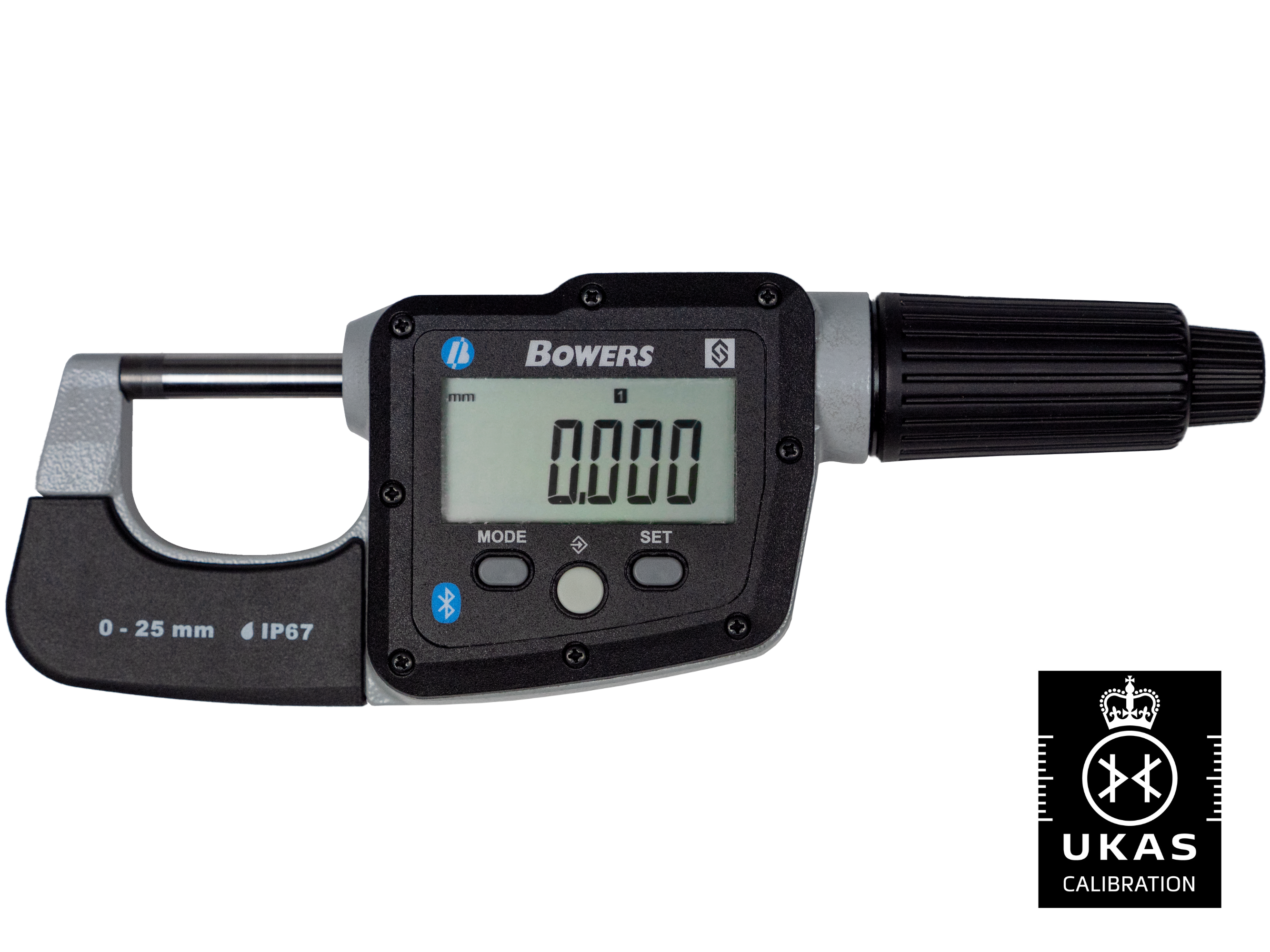 Digimic Digital Micrometer 0-25mm DM025 with UKAS calibration
