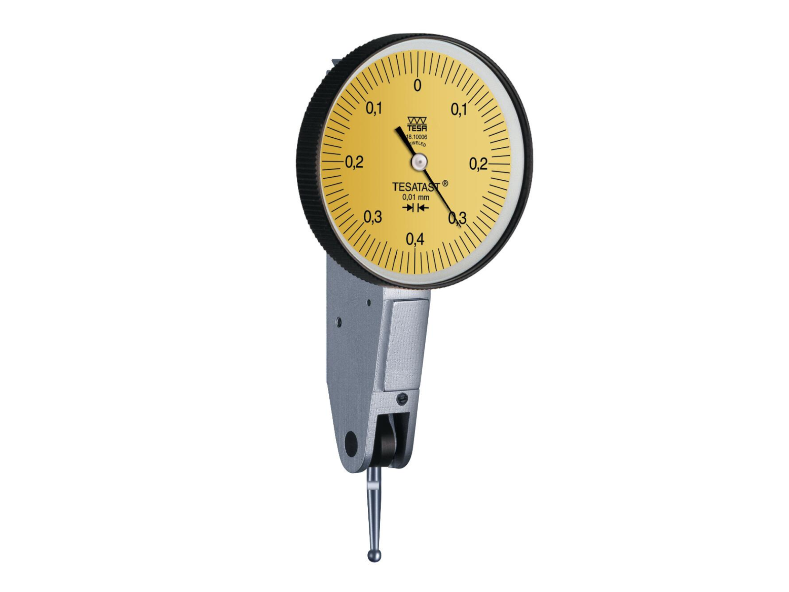 Lever-Type Dial Indicator 0.2mm 0.002mm Ø28mm