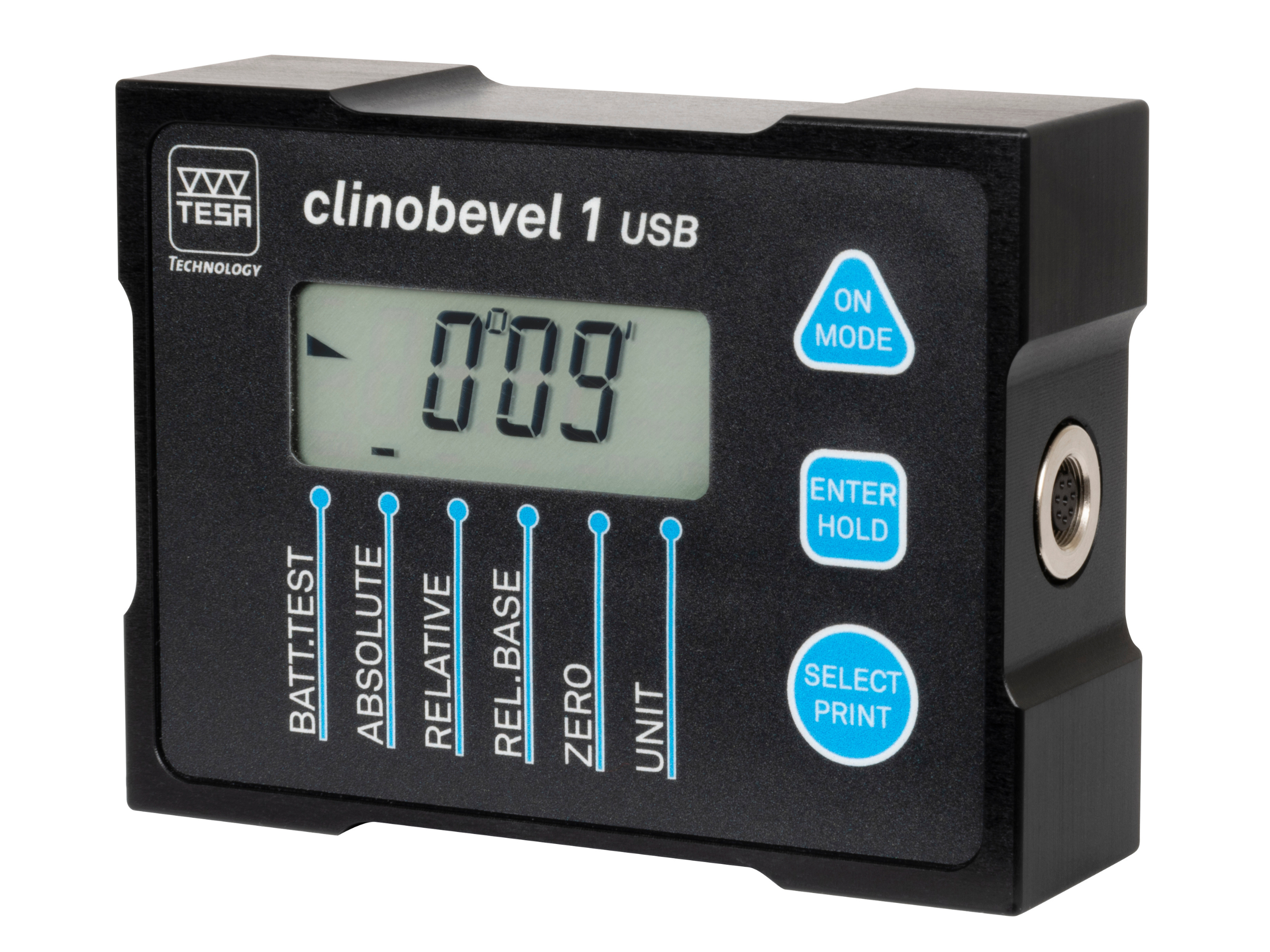 Tesa Clinobevel 1 Clinometer 4 Magnetic Faces + Clinosoft Software S53220194