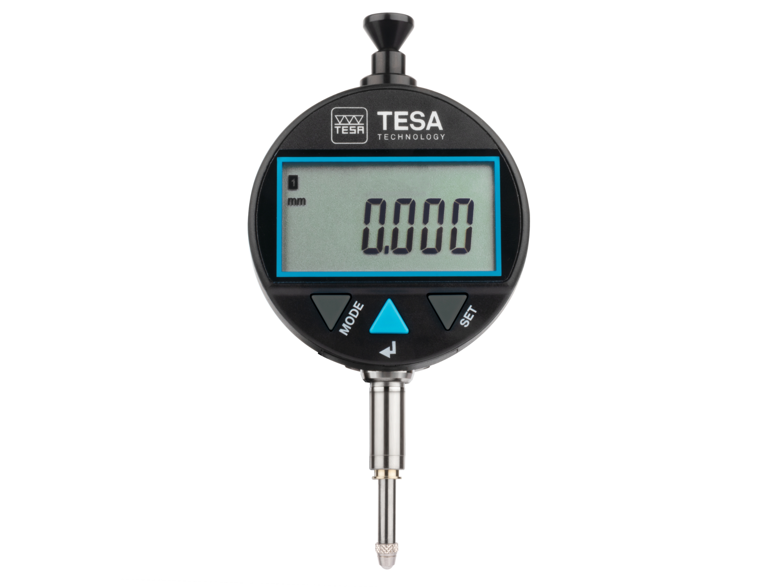 Tesa Digital Dial Gauge DIALTRONIC EASY, 12,5 mm, 0,001 mm, Ø 60 mm, IP51 01930321
