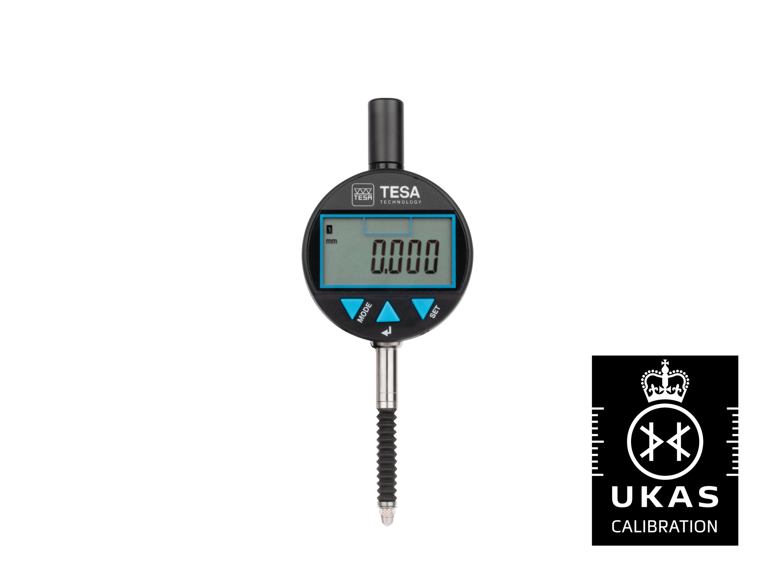 Tesa DIALTRONIC Digital Dial Gauge 12.5mm 0.001mm IP67 01930303 with UKAS Calibration