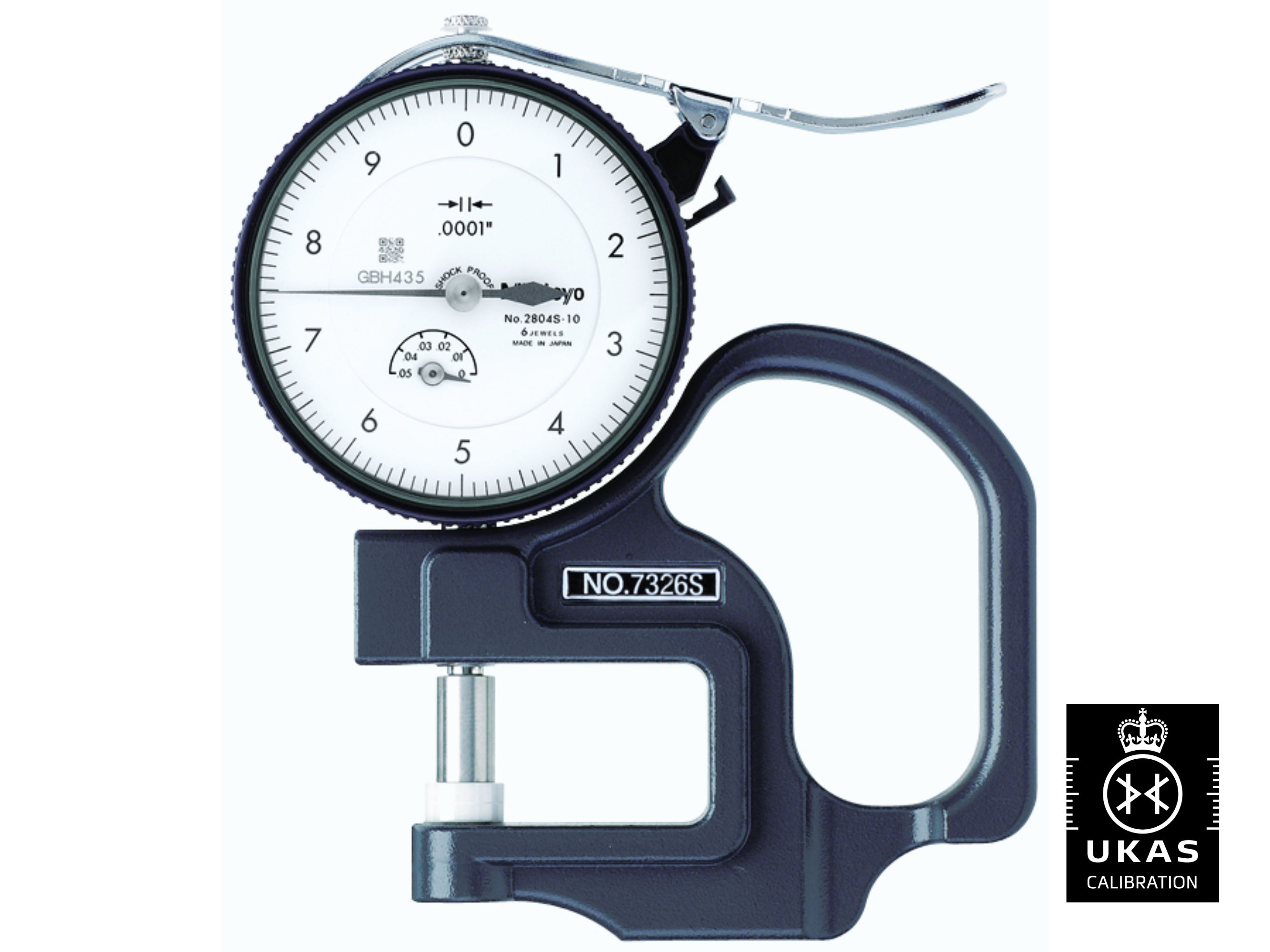Dial Indicator Thickness Gauge, Standard, 0-1" 7304S