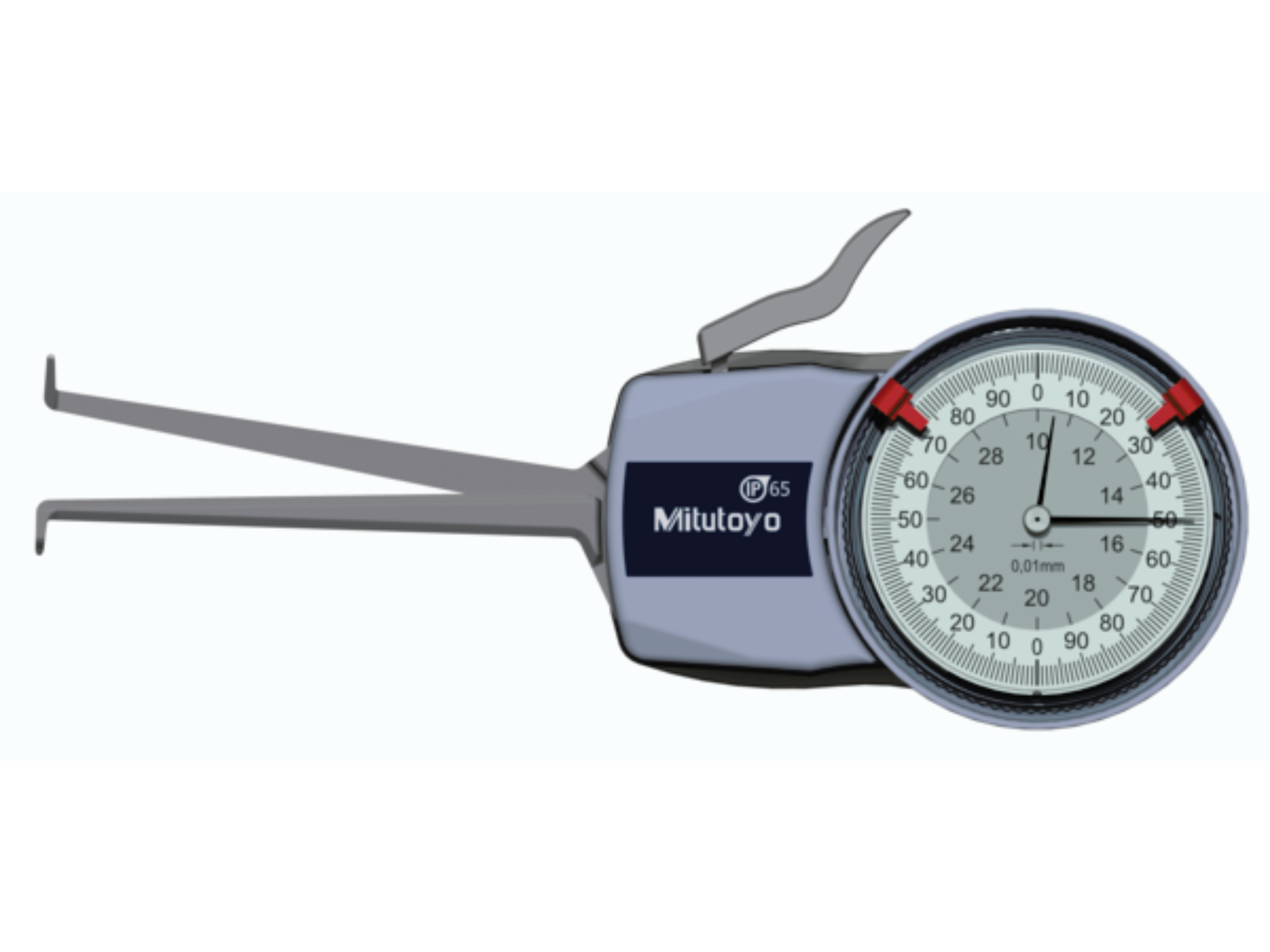 Metric Internal Dial Caliper Gauge 10-30mm, 0,01mm