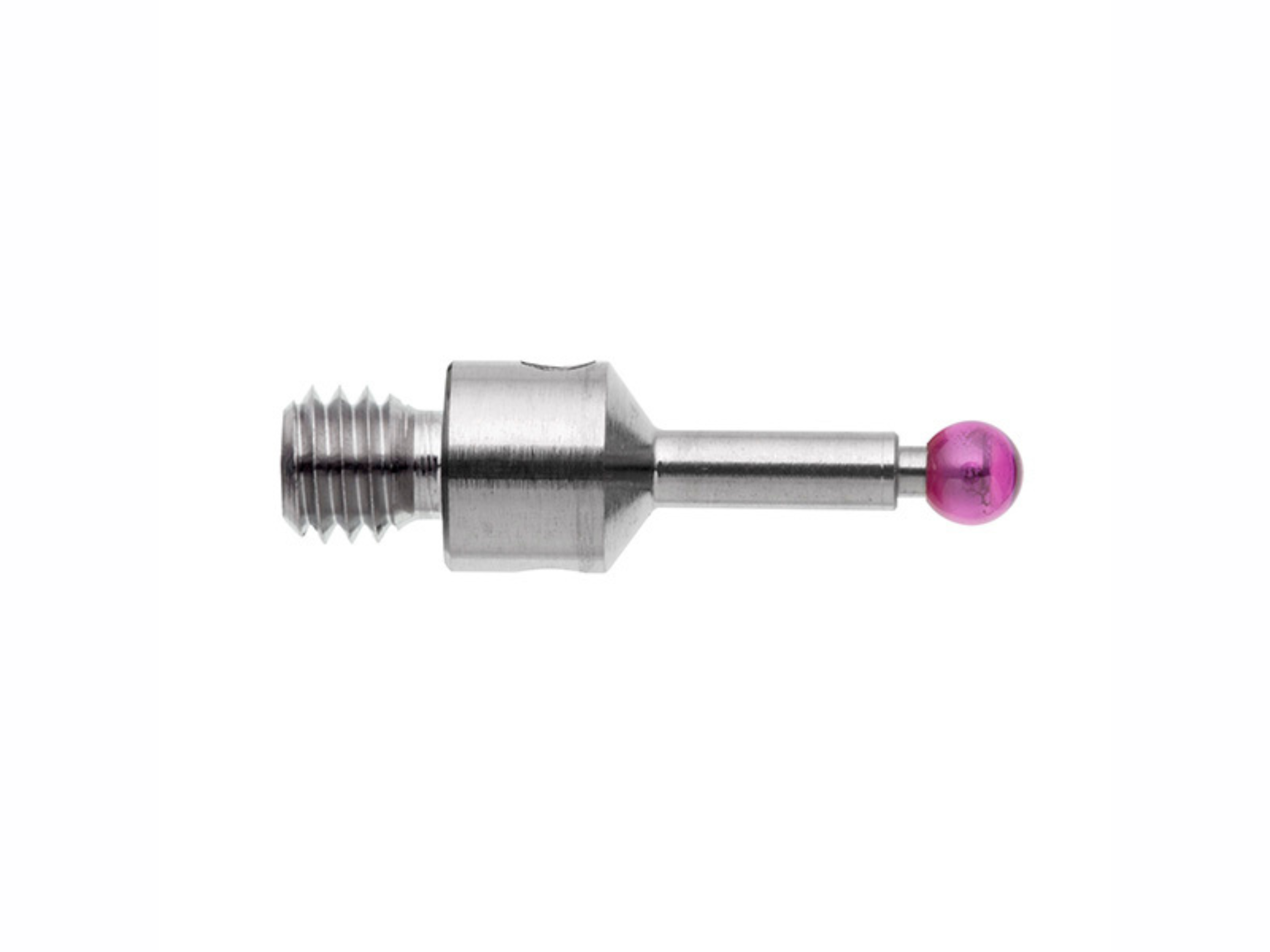 M3 Ø1 mm ruby ball, stainless steel stem, L 10 mm, EWL 4 mm A-5004-7401