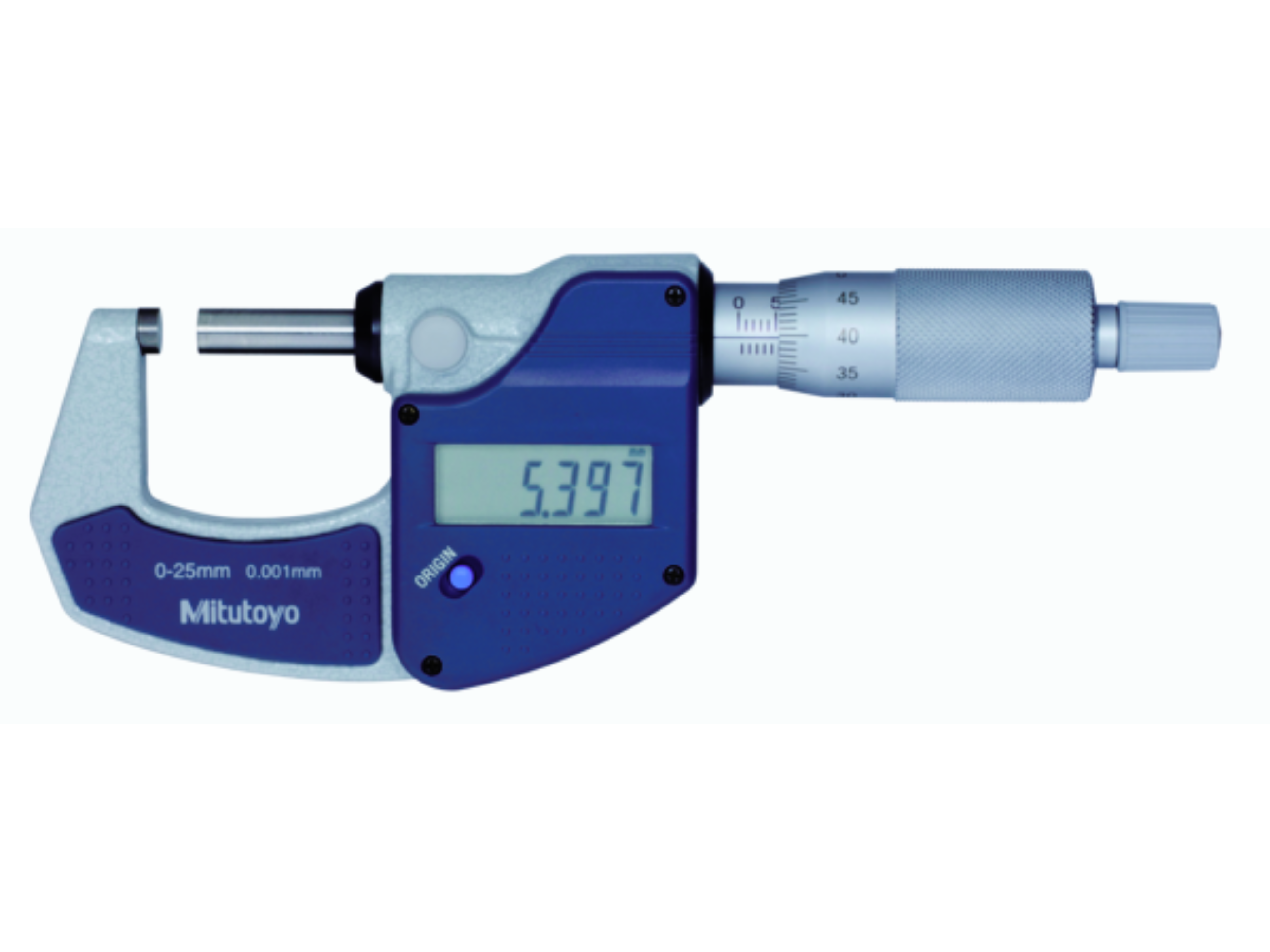 Digimatic Micrometer 0-25mm(0-1"), W/O Data Output, 293-821-30