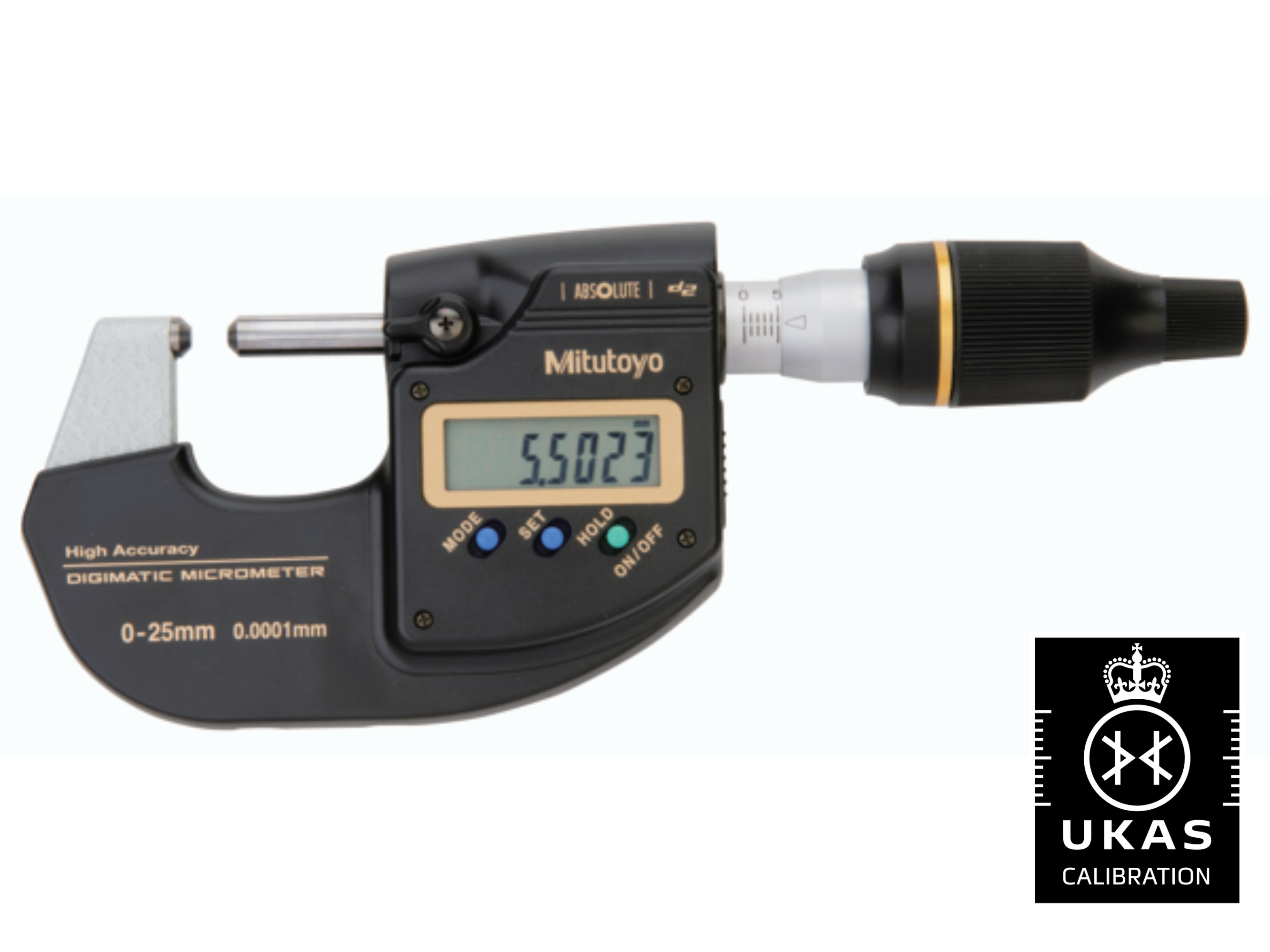 Digimatic Micrometer High Accuracy Digital Micrometer 0-25mm 293-100-20