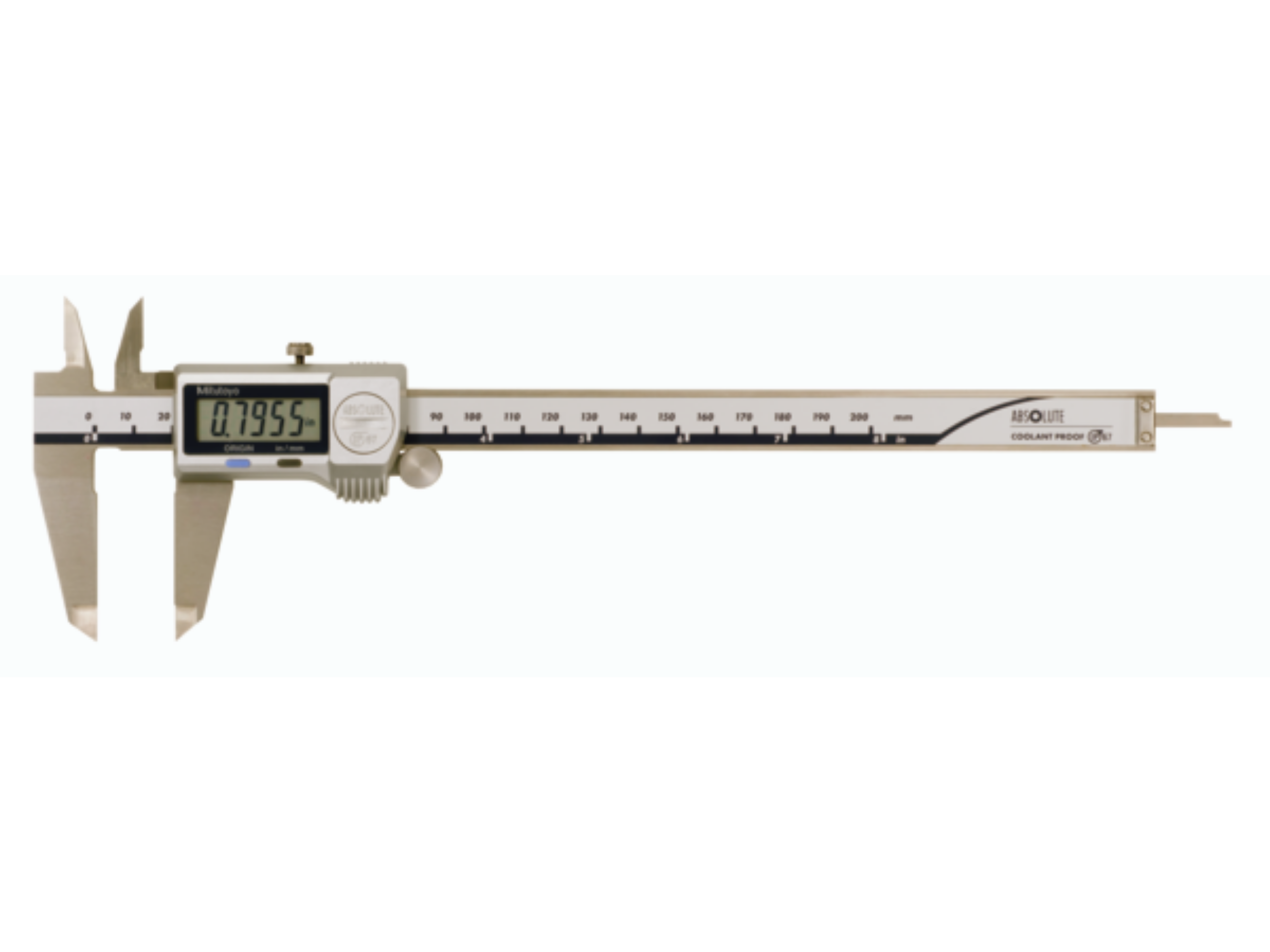 Digital ABSOLUTE Coolant Proof IP67 Caliper 0-200mm(0-8") With Output 500-763-20