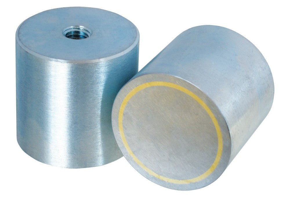 Mahr Magnet for magnetic base Product Code: 4425002  Permanent magnet plus  threaded mounting hole • Underside of the base is flat • Magnetic force 250 N